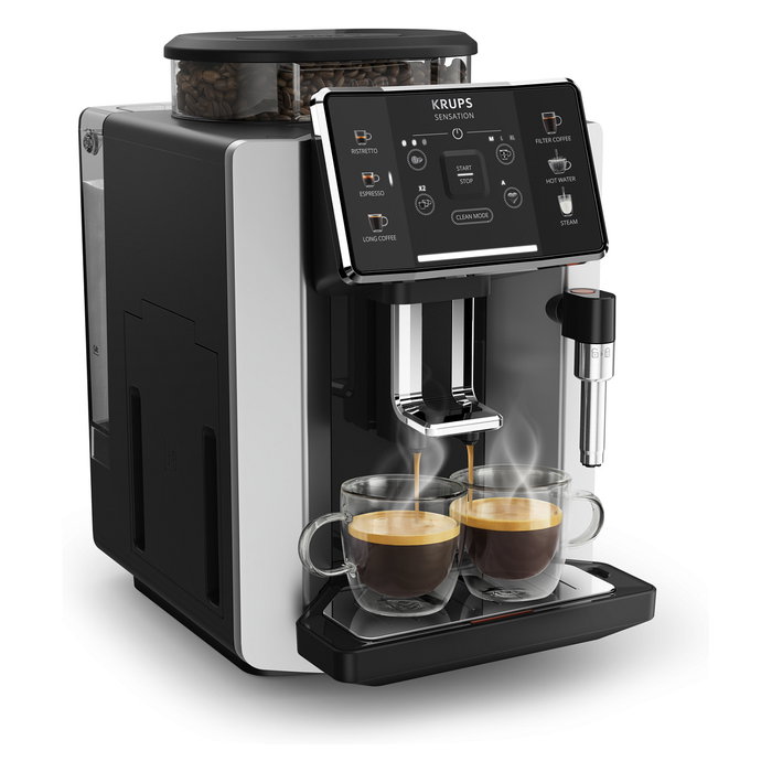 Krups Sensation C90 EA910E Máquina espresso totalmente automática 1.7 L 1450 W Negro y aluminio