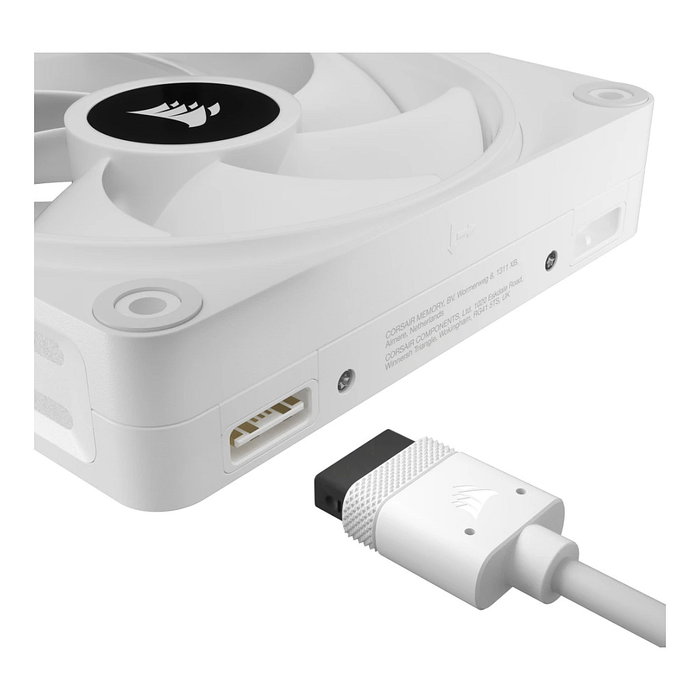 Corsair iCUE LINK QX120 RGB White Starter-Kit 120mm Corsair iCUE LINK QX120 RGB White Starter-Kit 120mm