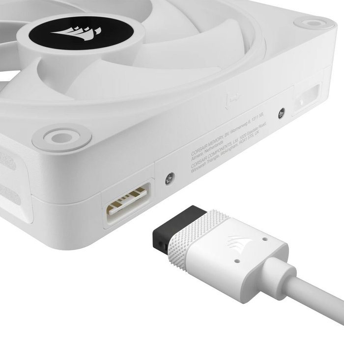 Corsair iCUE LINK QX120 RGB Blanco Kit de Inicio 3 Ventiladores 120mm