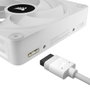 Corsair iCUE LINK QX120 RGB Blanco Kit de Inicio 3 Ventiladores 120mm