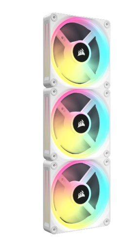 Corsair iCUE LINK QX120 RGB Blanco Kit de Inicio 3 Ventiladores 120mm