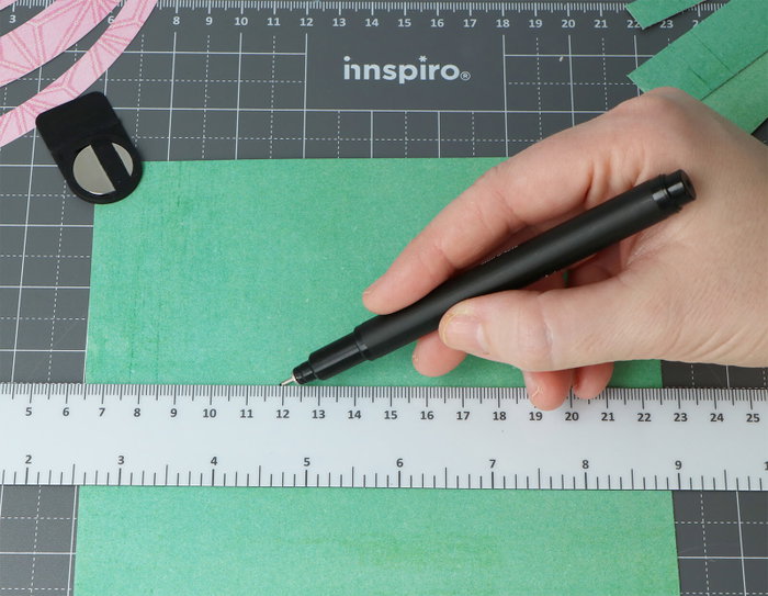 Innspiro Set de 2 reglas magnéticas de 30 cm