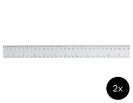 Innspiro Set de 2 reglas magnéticas de 30 cm