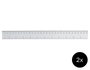 Innspiro Set de 2 reglas magnéticas de 30 cm