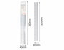 Innspiro Set de 2 reglas magnéticas de 30 cm