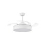 Ventilador de Techo HO-LEDFAN-30-W LED CCT 36W 1800Lm 3000-6000K Remoto Plegable Motor AC Verano-Invierno Blanco