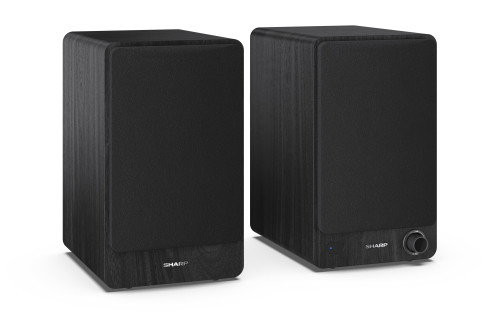 Sharp Altavoces de estantería CP-SS30(BK) de 2 vías Negro Inalámbrico y Alámbrico 60 W