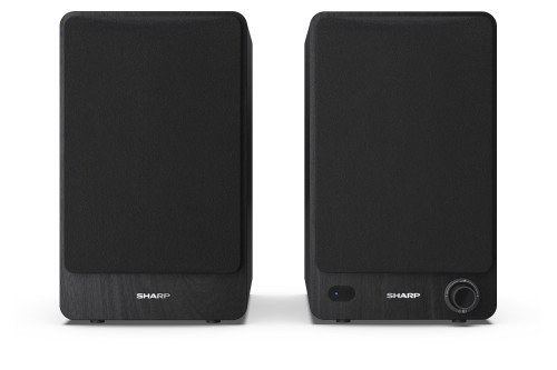 Sharp Altavoces de estantería CP-SS30(BK) de 2 vías Negro Inalámbrico y Alámbrico 60 W
