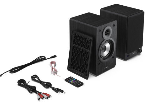Sharp Altavoces de estantería CP-SS30(BK) de 2 vías Negro Inalámbrico y Alámbrico 60 W