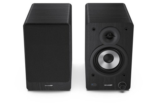 Sharp Altavoces de estantería CP-SS30(BK) de 2 vías Negro Inalámbrico y Alámbrico 60 W