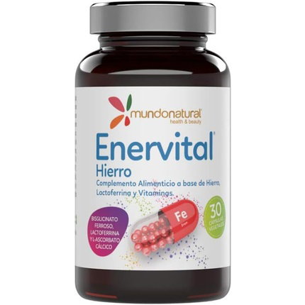 MUNDONATURAL Enervital Hierro 30 cápsulas
