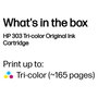 HP Cartucho de tinta 303 Multicolor (T6N01AE)