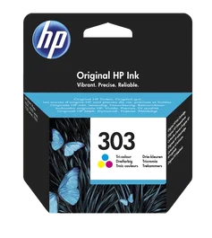 HP Cartucho de tinta 303 Multicolor (T6N01AE)