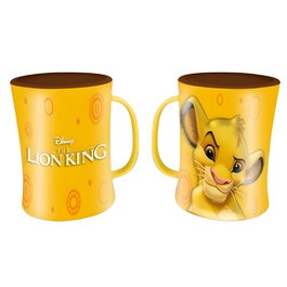 PYRAMID Taza con relieve Simba de El Rey León Disney 400 ml - Taza de cerámica con diseño de Simba, 11.5 x 9 x 9 cm, capacidad 400 ml