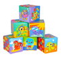 Playgro Bloques Blandos de Baño 6 Unidades - Animales - +6 Meses