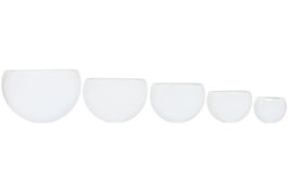 DKD Home Decor Macetero Blanco Set de 5 Piezas 24 x 36 x 54 cm