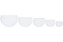 DKD Home Decor Macetero Blanco Set de 5 Piezas 24 x 36 x 54 cm
