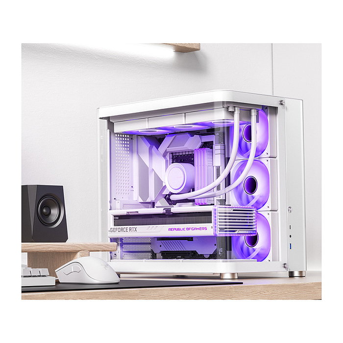 Jonsbo TK-2 2.0 Midi Tower Cristal Templado Blanco Jonsbo TK-2 2.0 Midi Tower Cristal Templado Blanco