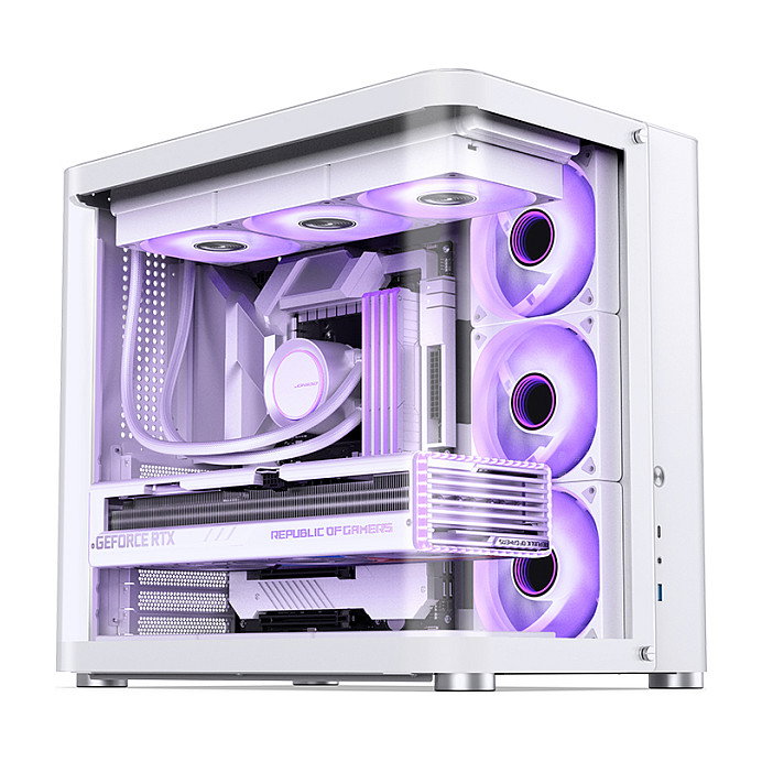Jonsbo TK-2 2.0 Midi Tower Cristal Templado Blanco Jonsbo TK-2 2.0 Midi Tower Cristal Templado Blanco