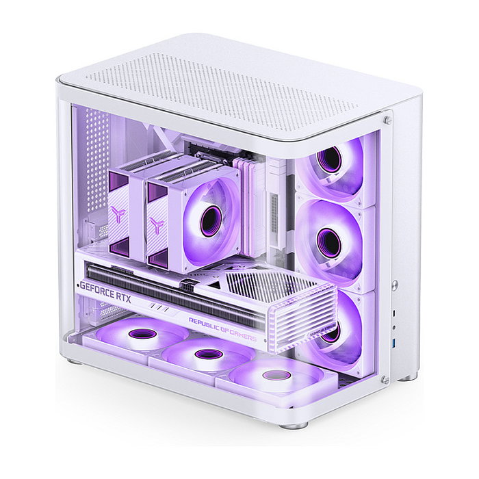 Jonsbo TK-2 2.0 Midi Tower Cristal Templado Blanco Jonsbo TK-2 2.0 Midi Tower Cristal Templado Blanco