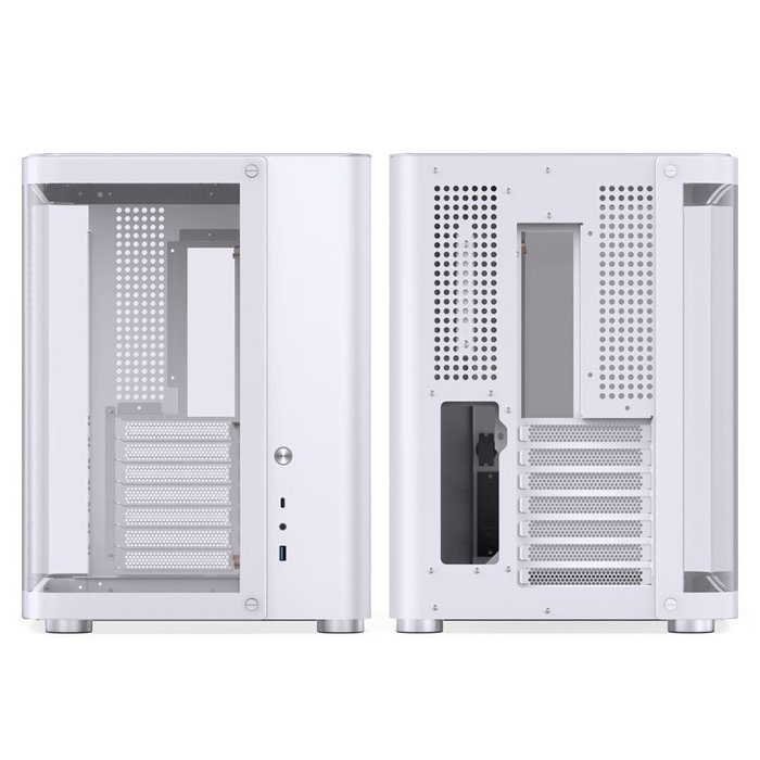 Jonsbo TK-2 2.0 Midi-Tower con vidrio templado, blanco