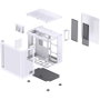 Jonsbo TK-2 2.0 Midi-Tower con vidrio templado, blanco