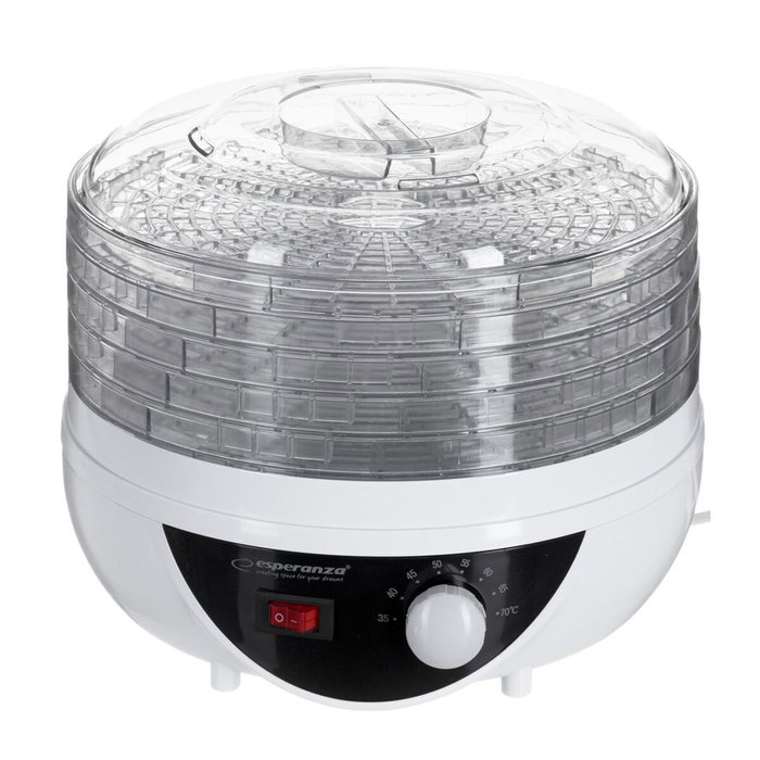 Esperanza Deshidratador de alimentos EKD002 negro, transparente, blanco 250 w Esperanza Deshidratador de alimentos EKD002 negro, transparente, blanco 250 w