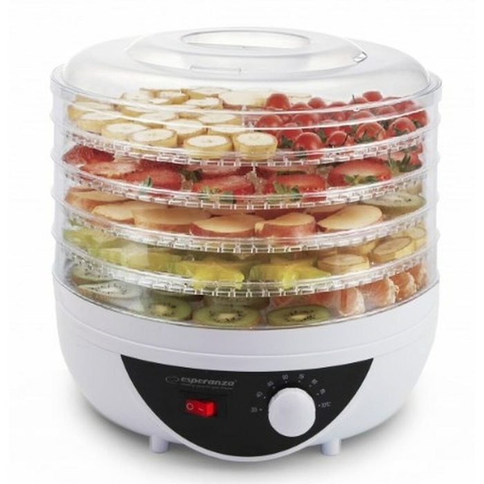 Esperanza Deshidratador de alimentos EKD002 negro, transparente, blanco 250 w Esperanza Deshidratador de alimentos EKD002 negro, transparente, blanco 250 w