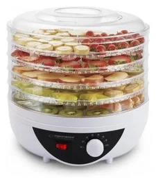 Esperanza Deshidratador de Alimentos EKD002 250W - Negro, Transparente o Blanco