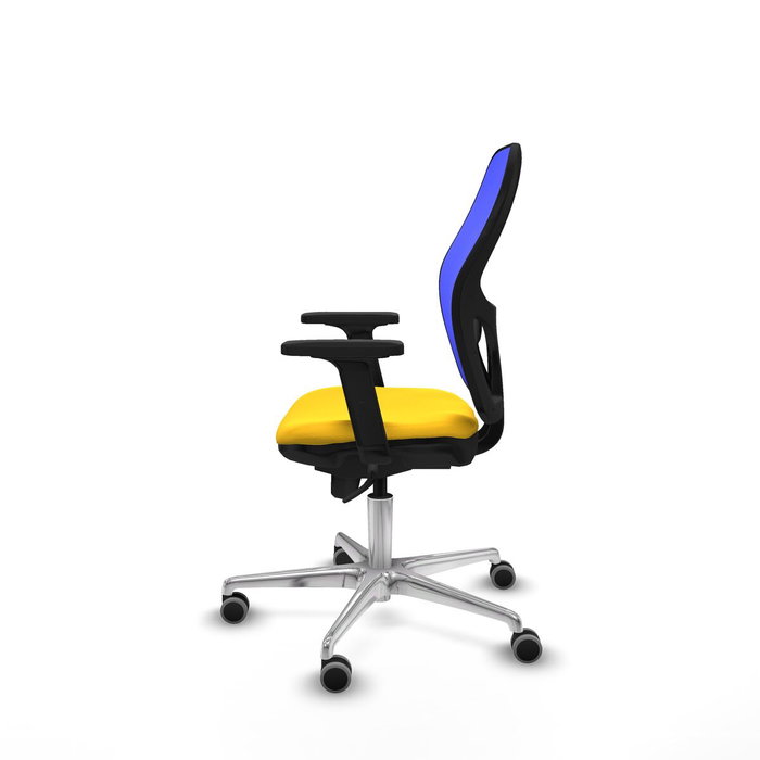 PIQUERAS Y CRESPO Silla de oficina Jorquera, Sincro, Amarillo y Azul PIQUERAS Y CRESPO Silla de oficina Jorquera, Sincro, Amarillo y Azul