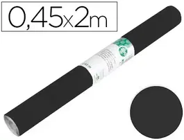 Liderpapel Rollo Adhesivo Unicolor Negro Mate 0,45 x 2 mt