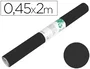 Liderpapel - Rollo adhesivo autoadhesivo plástico negro mate para forrar superficies, 0.45 m * 2 m, 100 micras, uso en manualidades, hogar y oficina