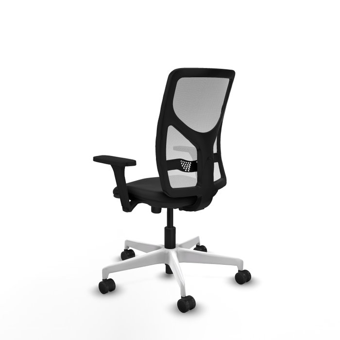PIQUERAS Y CRESPO Silla de oficina Motilla con mecanismo Sincro, Similpiel Negro y Malla Blanca PIQUERAS Y CRESPO Silla de oficina Motilla con mecanismo Sincro, Similpiel Negro y Malla Blanca