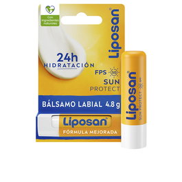Liposan Sun Protect Protector Labial FPS50 4,8g con Protección UVA/UVB y 24h Hidratación Resistente al Agua