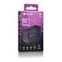 NGS BUD65W Cargador de Pared GaN 65W con 2x USB-C y 1x USB-A Negro