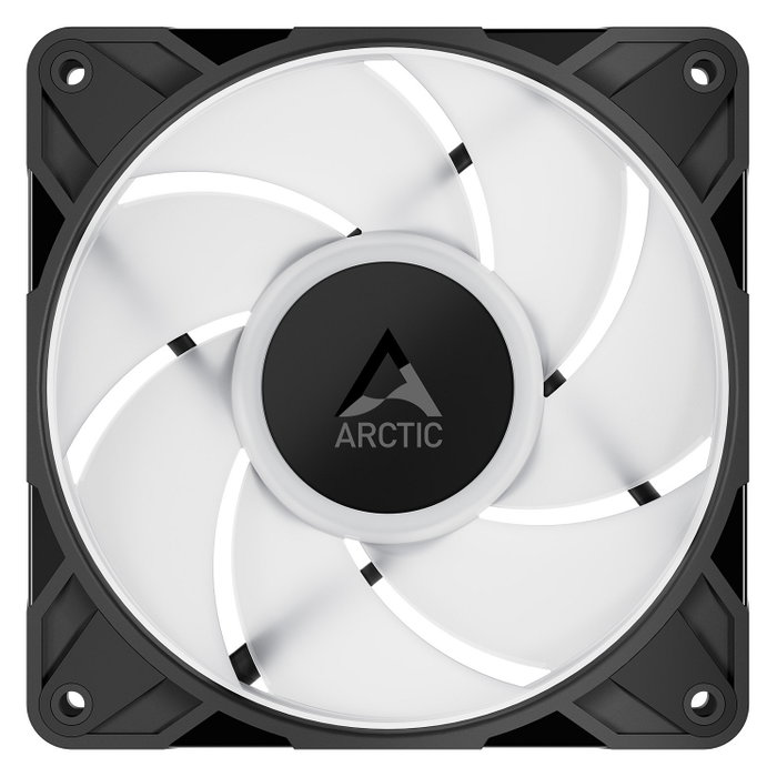 ARCTIC P12 Pro PWM A-RGB Pack de 3 Ventiladores 12 cm Negro/Blanco