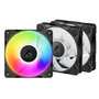 ARCTIC P12 Pro PWM A-RGB Pack de 3 Ventiladores 12 cm Negro/Blanco
