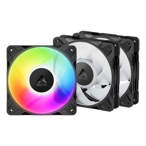 ARCTIC ACFAN00310A Ventilador 12CM P12 PRO PWM 3000RPM 77CFM 3 Ventiladores Negro A-RGB ARCTIC ACFAN00310A Ventilador 12CM P12 PRO PWM 3000RPM 77CFM 3 Ventiladores Negro A-RGB