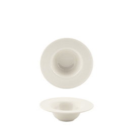 Summa - Platillo Hondo Valet Gourmet 14 cm en Vitroporcelana Color Marfil para Vajilla (Set de 6)
