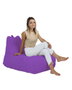 Atelier Del Sofa Trendy Comfort Pouf para Jardín Morado, Saco de Comodidad para Exterior, 105x65x75 cm, 200 kg Capacidad