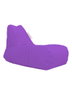 Atelier Del Sofa Trendy Comfort Pouf para Jardín Morado, Saco de Comodidad para Exterior, 105x65x75 cm, 200 kg Capacidad