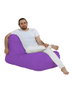 Atelier Del Sofa Trendy Comfort Pouf para Jardín Morado, Saco de Comodidad para Exterior, 105x65x75 cm, 200 kg Capacidad