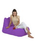 Atelier Del Sofa Trendy Comfort Pouf para Jardín Morado, Saco de Comodidad para Exterior, 105x65x75 cm, 200 kg Capacidad
