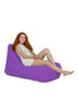Atelier Del Sofa Trendy Comfort Pouf para Jardín Morado, Saco de Comodidad para Exterior, 105x65x75 cm, 200 kg Capacidad