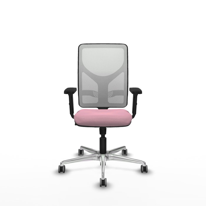 PIQUERAS Y CRESPO Silla de oficina Motilla Rosa y Blanco PIQUERAS Y CRESPO Silla de oficina Motilla Rosa y Blanco