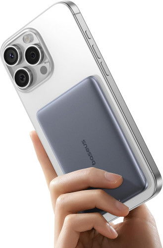 BASEUS PICOGO AM41 Ultra-Slim Magnetic Power Bank 5000mAh 20W Gris