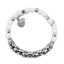 Alex And Ani Pulsera con Conchas VW466RS de Metal 20cm