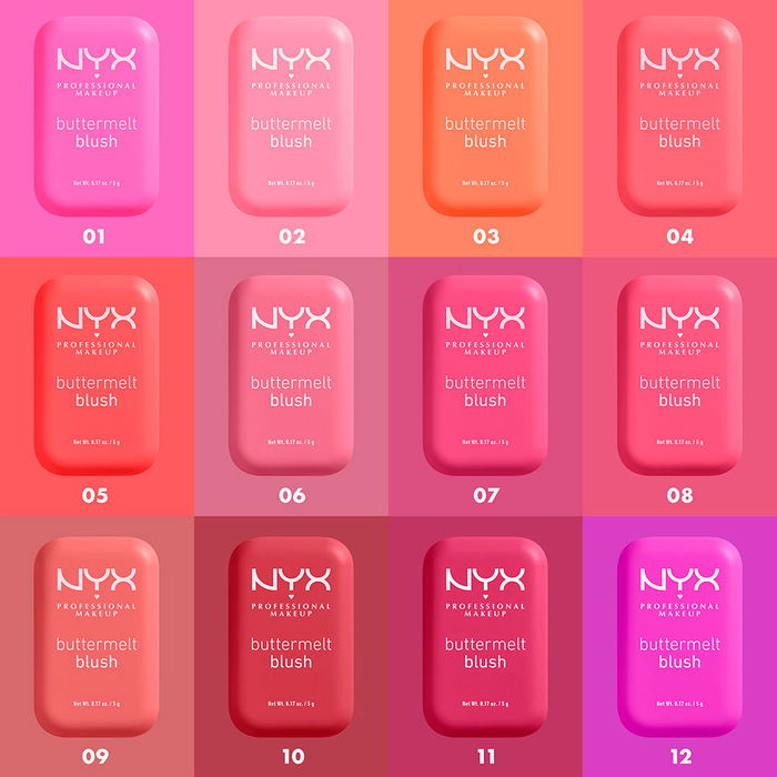 NYX PROFESSIONAL MAKE UP Colorete Buttermelt Blush #05-Feeling Butta 5 gr