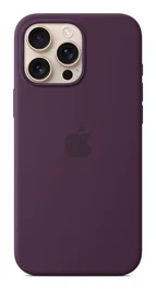 Apple Funda iPhone 16 Pro Max Silicone with MagSafe - Plum