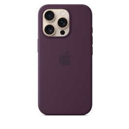 Apple Funda iPhone 16 Pro Max Silicone with MagSafe - Plum